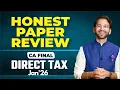 Lagu Ab IDT tough ayega? CA Final Direct Tax Paper Review - Jan'26 | CA Final | ICAI | CA Shubham Singhal