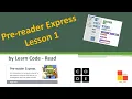 Coding for Kids Code org Pre-reader Express 2020 - Lesson 1 Learn to Drag and Drop