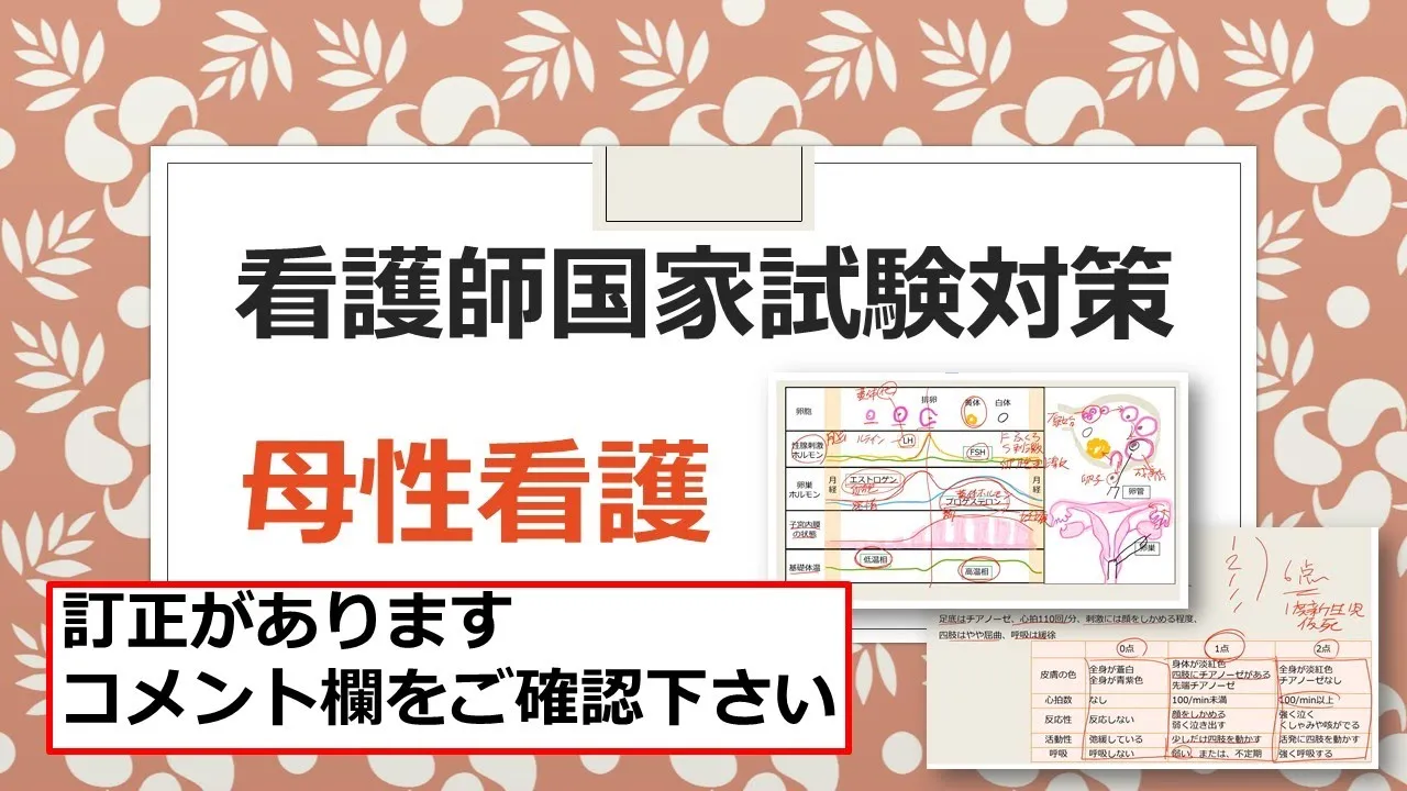 看護師国家試験対策・母性看護学