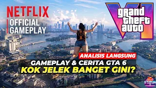 ANALISIS LANGSUNG GAMEPLAY GTA 6 Extended Look Trailer 3 GRAFIS Game Android Banget 🤭