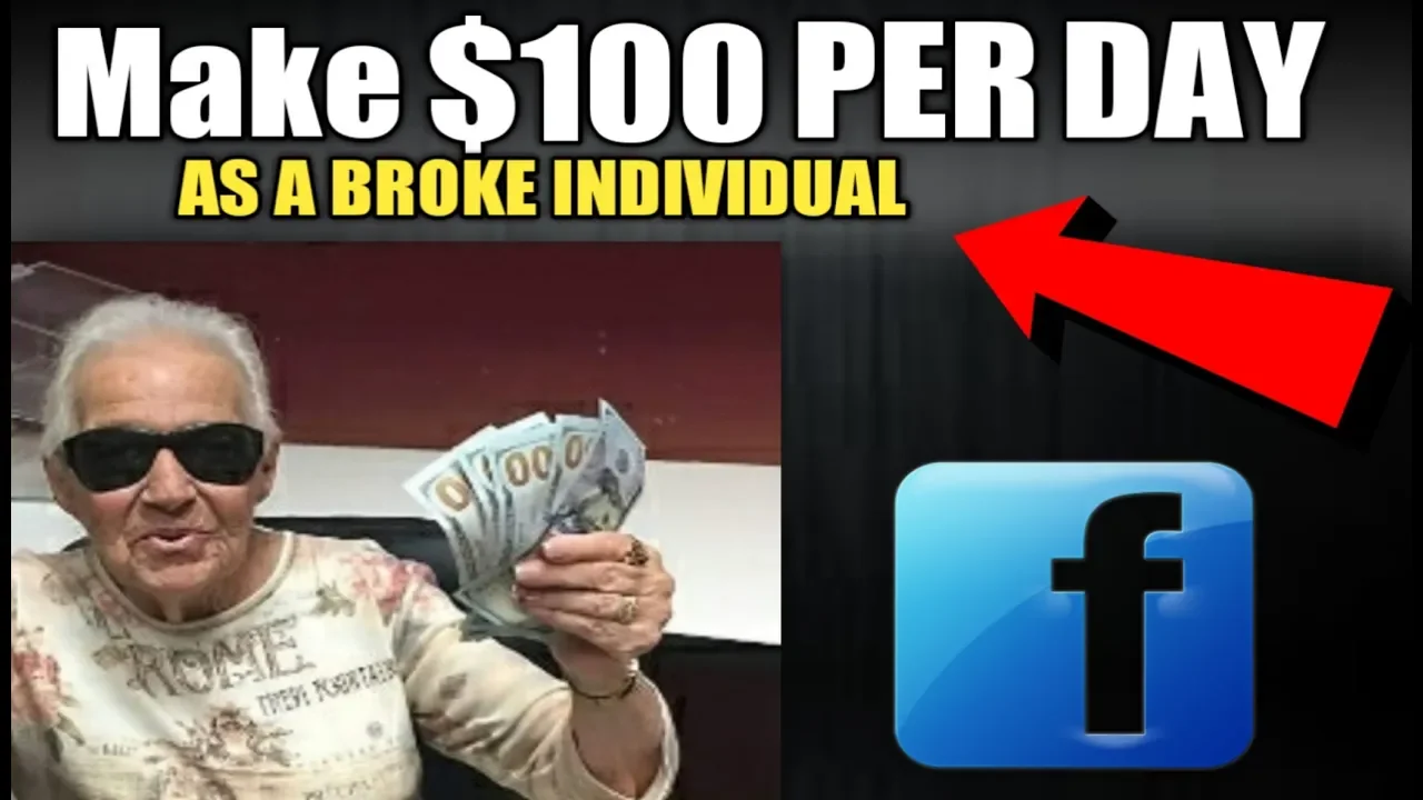 How to Make $100 PER DAY As Broke Individual Using Facebook 💵 Make100DollarsPerDay com