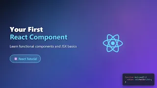 React for Beginners Your First Component Explained