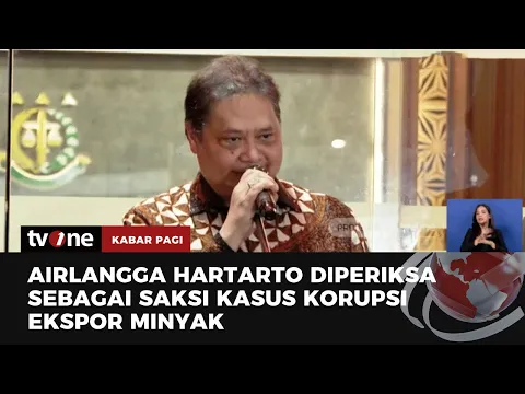 Airlangga Hartarto Dicecar 46 Pertanyaan saat Diperiksa Kejagung