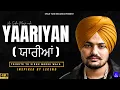 Lagu YAARIYAN : Sidhu Moose Wala New Song 2025 New Release Punjabi Songs 2025 Latest this week Sidhu Ai