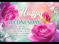Happy Wednesday Pink Floral Blessings Beautiful Wednesday Wishes