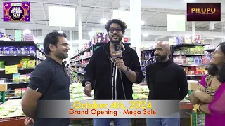 Actor Indraneil special messageon Triveni Super Market Grand Opening