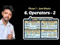 Operators - Part 2 Java Course Tamil N Verse