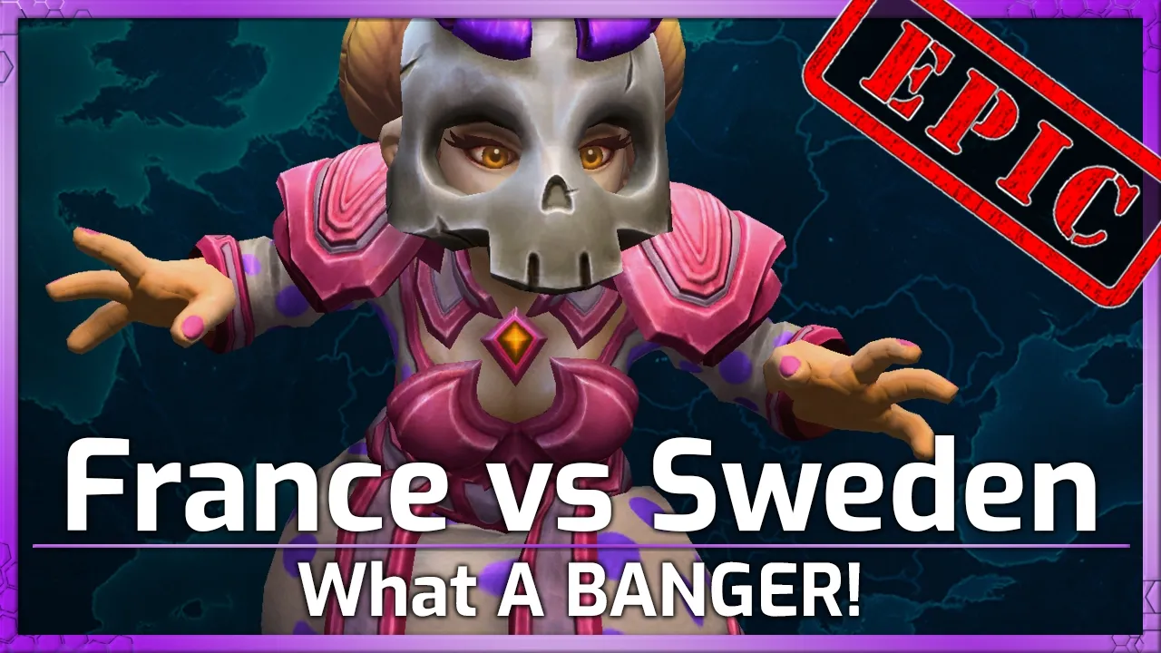 EPIC! Sweden vs France! What a BANGER! - Nations Cup - Heroes of the Storm