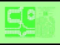Commodore 64 Programming 3x3 letters editor demo test of 8x8 letter wiewer