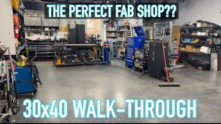 30x40 Garage Shop Tour Fab Shop or Man Cave
