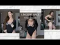 NUDITTA LINGERIE TRY ON HAUL!