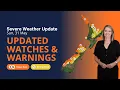 Upgraded Warnings with the arrival of Heavy Rain - Sun 31 May 2026