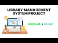Library Management System using React Node js Full Stack Final Year Project