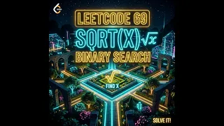 LeetCode 69 Sqrt x in less than 5 minutes Binary Search on Range