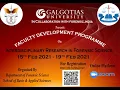 Faculty Development Programme Day - 1