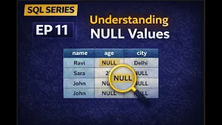SQL for Data Analysis SQL BASIC Episode 11 Understanding NULL Values DuckDB