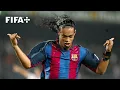 Download Lagu Ronaldinho's INCREDIBLE Camp Nou debut | The Happiest Man in the World
