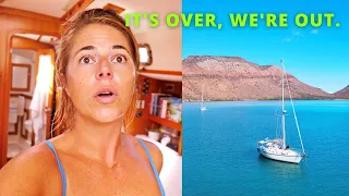 Our WORST Night on Anchor EVER: We’re Out [Making Our Way Ep 85]