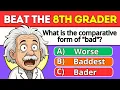 Can YOU Pass This Grade 8 English Quiz Only 1 Get 35 40 Grammar Challenge
