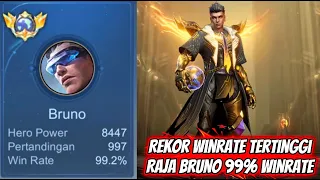 Rekor dunia winrate tertinggi raja bruno 99% winrate