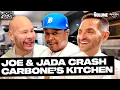 Fat Joe Jadakiss crash Mario Carbone s NYC kitchen for EXCLUSIVE cooking lesson