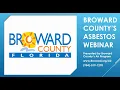 May 2025 Asbestos Webinar