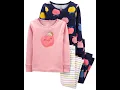 Carters Toddler 4 Piece Apples 100 Snug Fit Cotton PJs2M064810