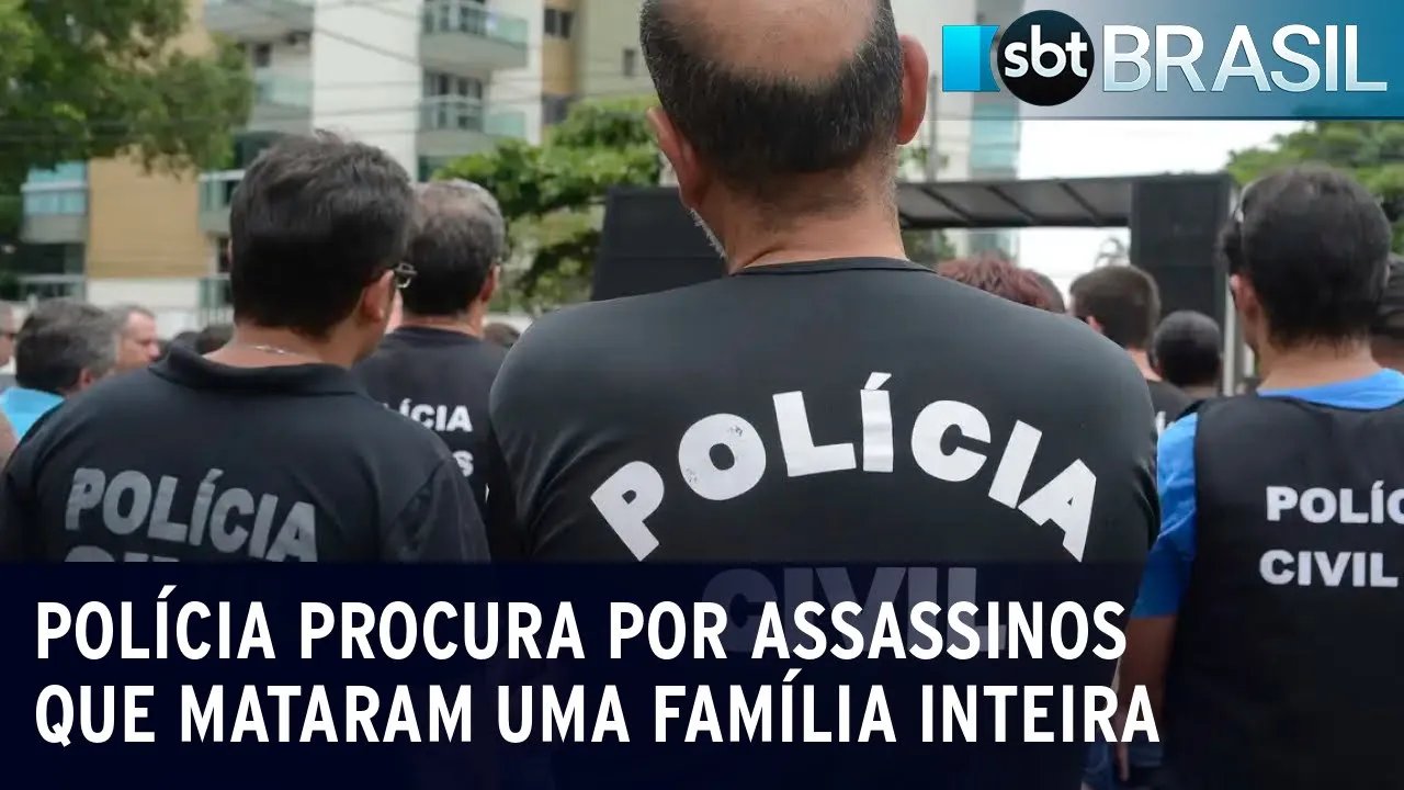 Polícia procura por assassinos que mataram uma família inteira | SBT Brasil (02/01/24)