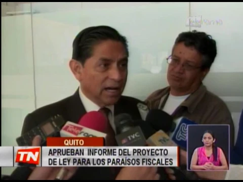 Aprueban informe del proyecto de ley para los parísos fiscales