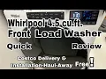 Whirlpool 4 5 Cu ft Front Load Washer - Quick Review