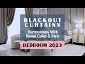 TOP 100 Blackout Curtains For Bedroom 2023 Harmonious Color and Style Home Interior Design