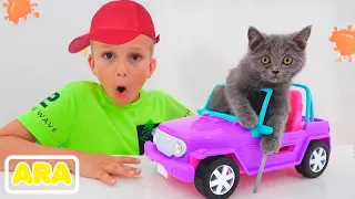 فلاد ونيكي وقصة مضحكة عن القطط دندنها