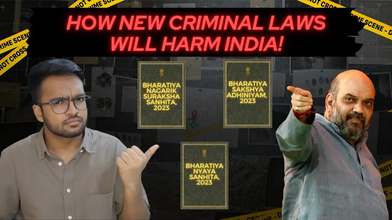 New Criminal Laws are UNFAVOURABLE TO MEN? Three New Criminal Laws Explained | Amit Shah