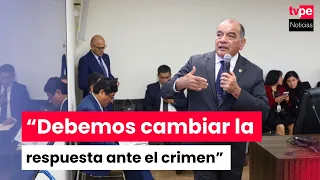 Ministro Astudillo presenta propuesta para enfrentar la criminalidad en el país