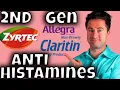 Allergy Relief - Allegra Zyrtec Claritin 2nd Generation Antihistamines