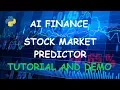 Stock Market Predictor Tutorial - Using and analyzing stock prices with Python and Pycharm