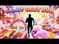 Lagu CANDY OBBY RUN 🍬 Roblox Style Parkour | Immersive Interactive Warm Up | Viral Game