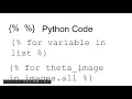 Django Python Syntax Overview