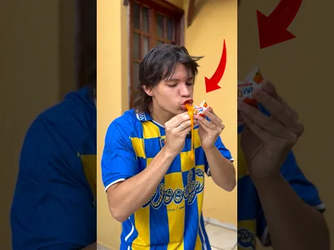 Fiz um Kinder de OVO CRU 😱