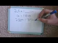 Convert Metric Units with decimals
