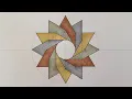 EASY AND SIMPLE ISLAMIC GEOMETRIC PATTERN TUTORIAL