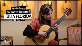 Download Gvaneta Betaneli plays Julia Florida by Agustin Barrios on a 2022 Daryl Perry Classical Guitar MP3