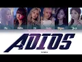 Download Lagu EVERGLOW (에버글로우) - ADIOS Color Coded Lyrics/가사 (HAN/ROM/INDO)
