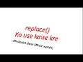 replace method in JavaScript in Hindi ll JavaScript tutorial for beginners to advanced ll