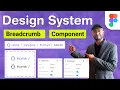 13 Figma Design System - Breadcrumb