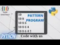 Pattern Program For Python Python for Beginner Code Generator CG