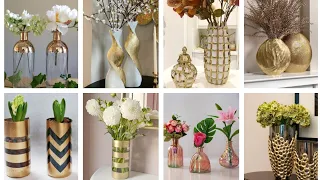 لديك مزهرية قديمة او إناء زجاجي قم بتحويلها لواحدة فخمة و على الموضة بهذه الأفكار البسيطة Diy 