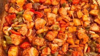 طريقة عمل مكعبات الدجاج السريعة المطعم مع الشيف محمد حامد 