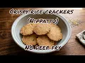 Baked Nippattu Recipe Crispy No-Fry Rice Crackers Healthy South Indian Baked Thattai