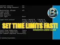 Control Screen Time on Windows Easy Setup Tutorial